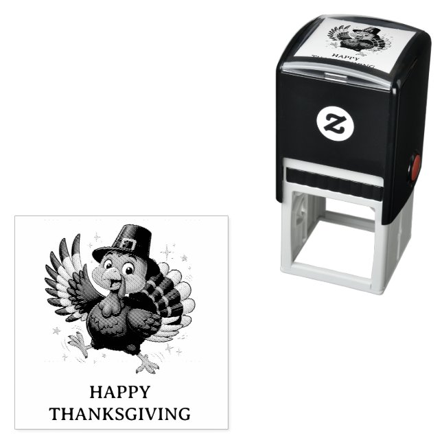 Dancing Turkey Självfärgande Stämpel (In Situ)