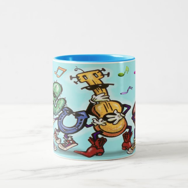 Dancing Two-Tone Coffee Mugg (Center)