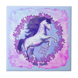 Dancing Unicorn Kakelplatta