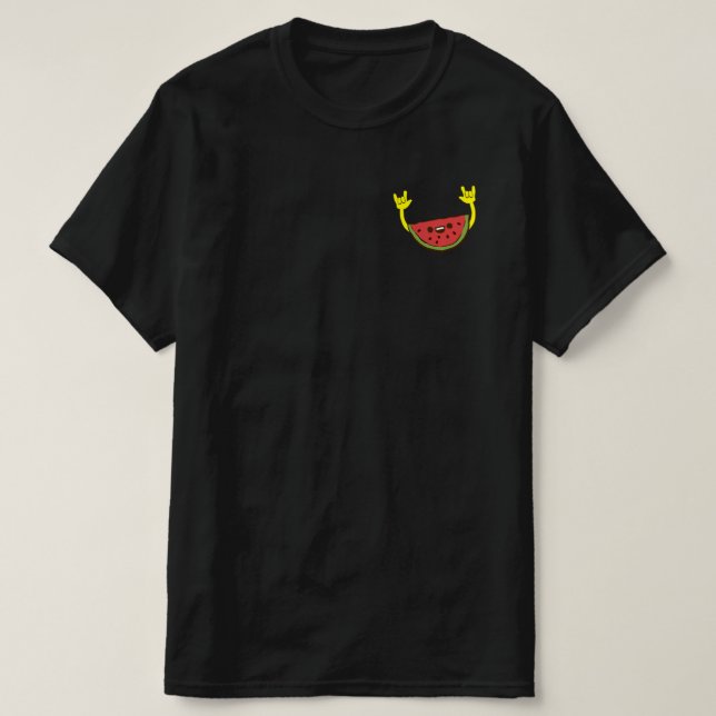 Dancing Watermelon - Watermelon Fruit Summer T Shirt (Design framsida)