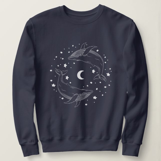 Dancing Whales T Shirt (Design framsida)