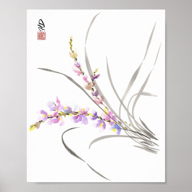 Dancing Wild Orchid Poster (Framsidan)