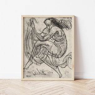 Dancing Wilhelm Oesterle Poster