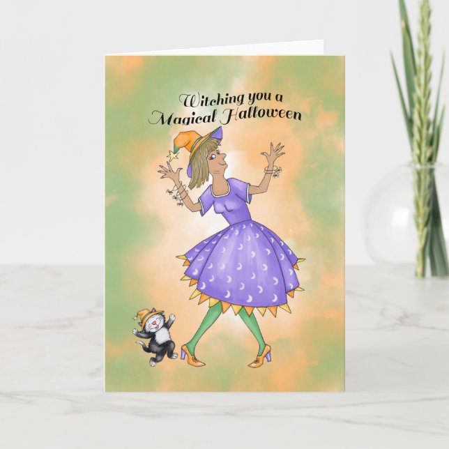 Dancing Witch Kort (Framsida)