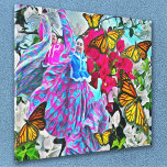 Dancing with Flowers & Butterflies PV01 Art Canvastryck<br><div class="desc">Målning "Dancing with Flowers & Butterflies PV01" Collection Klicka på knappen "Customize" (Anpassa) om du vill ha fler designalternativ. Design skapat från min målning "Dancing with Flowers & Butterflies PV01" fångar en scen med mexikanska fästingdansare från Puerto Vallarta, Mexiko. Jag har lite fantasifull och föreställde mig dem bland blommorna och...</div>