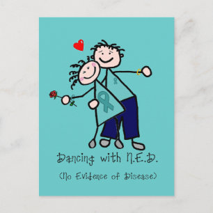 Dancing with N.E.D. Ovarian Cancer Vykort