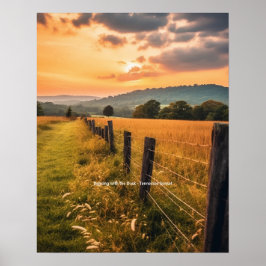 Dancing with the Dusk - Tennessee Sunset Poster