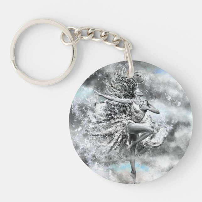 Dancing Woman Keychain (Framsidan)