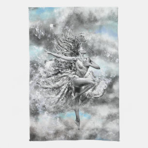 Dancing Woman Kitchen Towel Kökshandduk