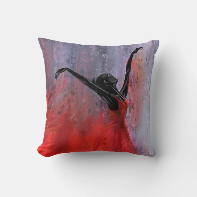 Dancing Woman Pillow Kudde (Framsida)