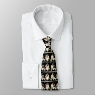 Dancing Women Necktie Slips
