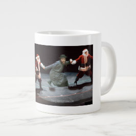 Dancin'Santas & Chassid Jumbo Mugg