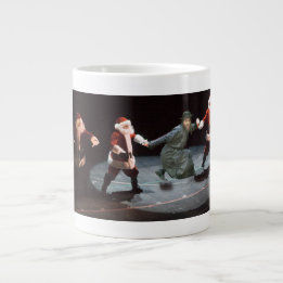 Dancin'Santas & Chassid Jumbo Mugg