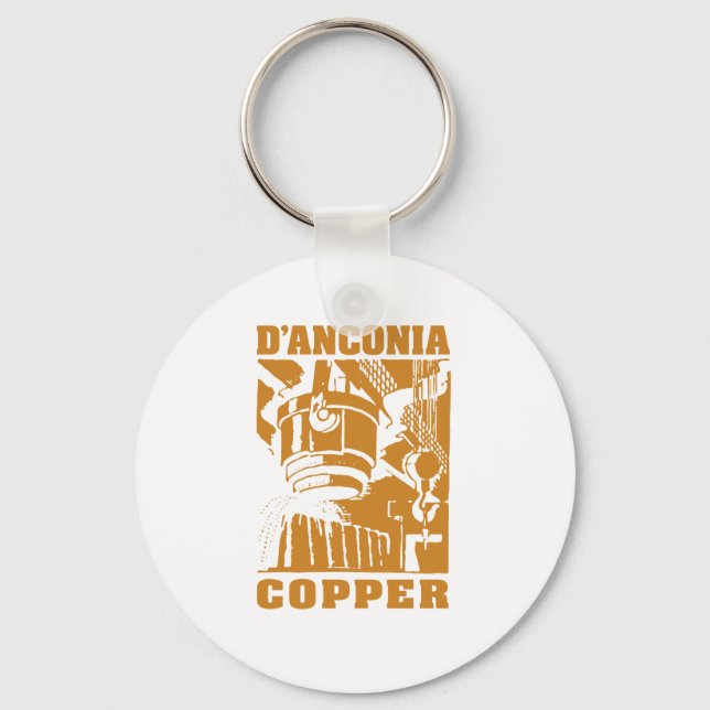 d'Anconia Copper/Copper Logotyp Nyckelring (Framsida)