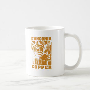 d'Anconiaen förkopprar/förkopprar logotypen Kaffemugg