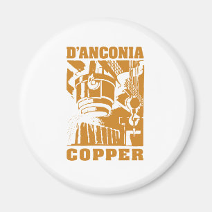 d'Anconiaen förkopprar/förkopprar logotypen Magnet
