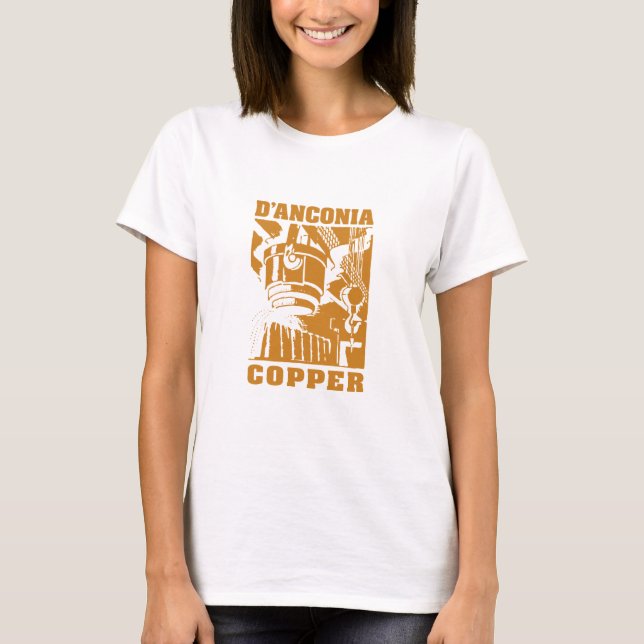 d'Anconiaen förkopprar/förkopprar logotypen T Shirt (Framsida)