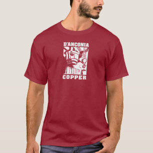 d'Anconiaen förkopprar/vitlogotypen Tee Shirt