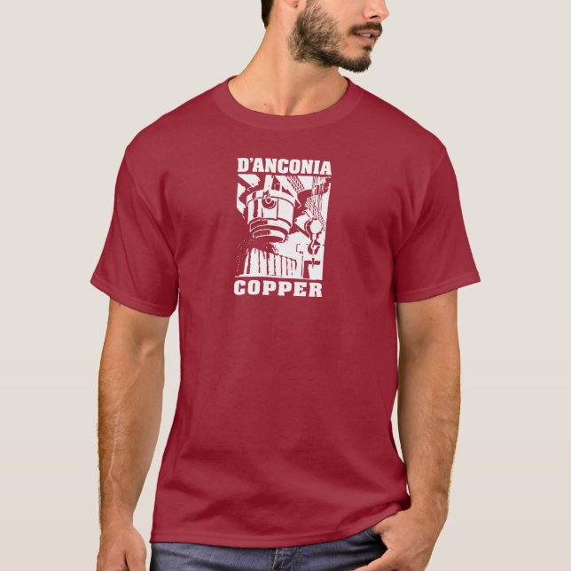 d'Anconiaen förkopprar/vitlogotypen Tee Shirt (Framsida)