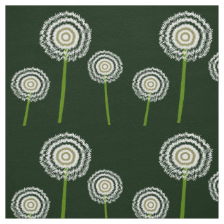 Dandelion Abstrakt Kreativ Patterned Fabric Tyg