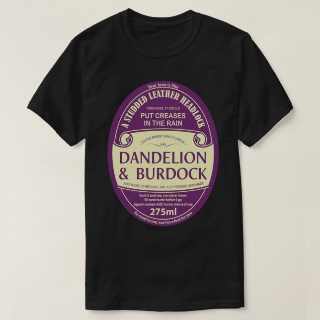 Dandelion&amp; Burdock Essential T-Shirt (Design framsida)