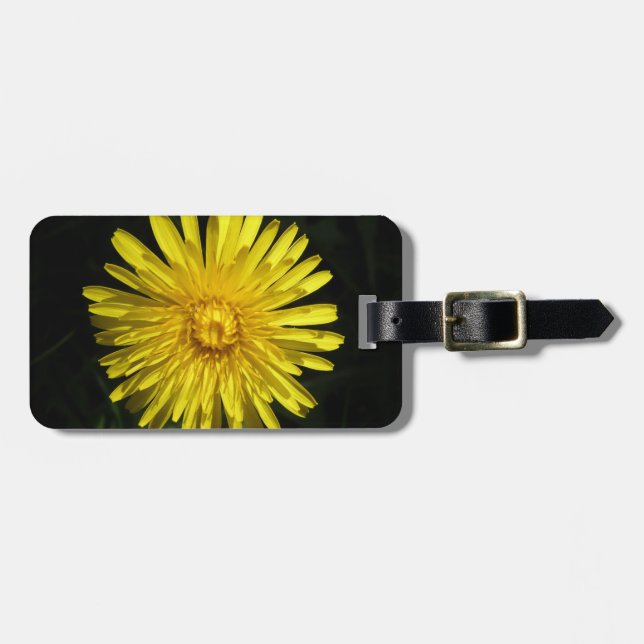 Dandelion Anpassningsbar Luggage Tag Bagagebricka (Horisontell Framsida)
