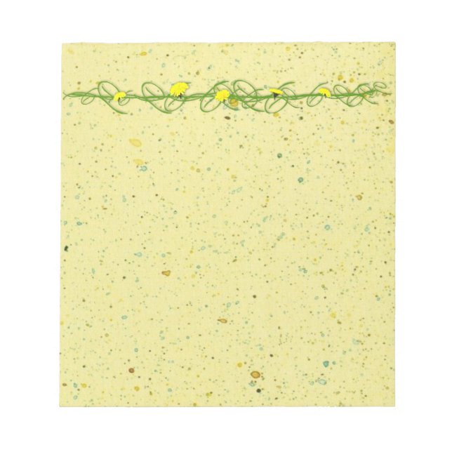 Dandelion Anteckningsblock (Framsida)