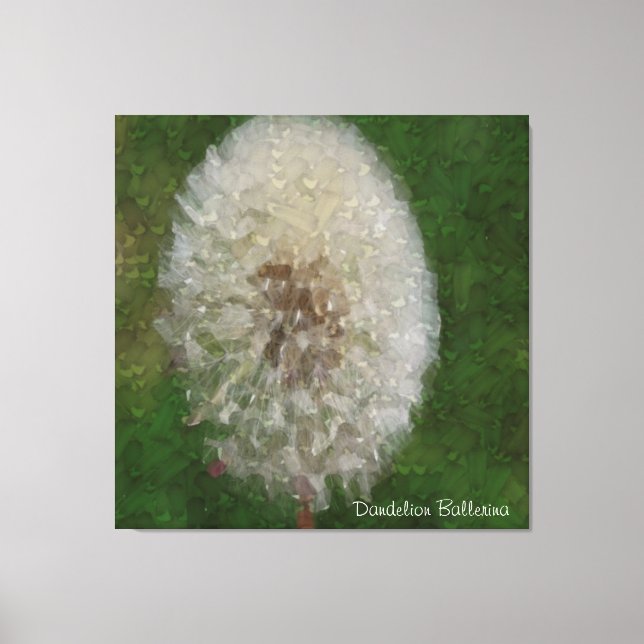 Dandelion Ballerina Canvastryck (Framsida)