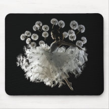 Dandelion Ballet Dancer Surreal Beauty #1