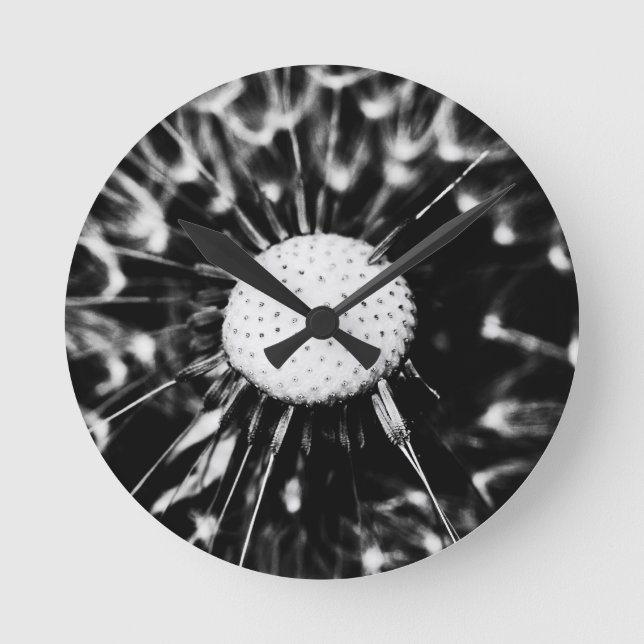 dandelion blacq rund klocka (Framsida)