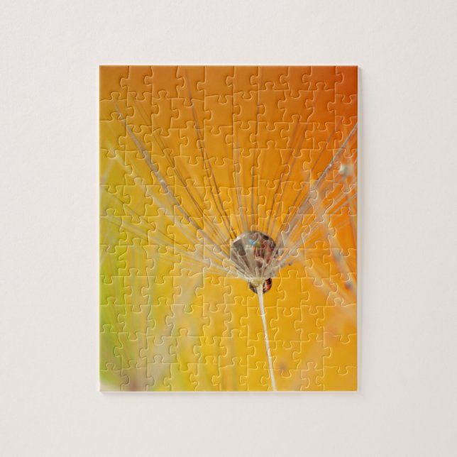 Dandelion Blommar Flowers Destiny Peace Kärlek Art Pussel (Vertikal)