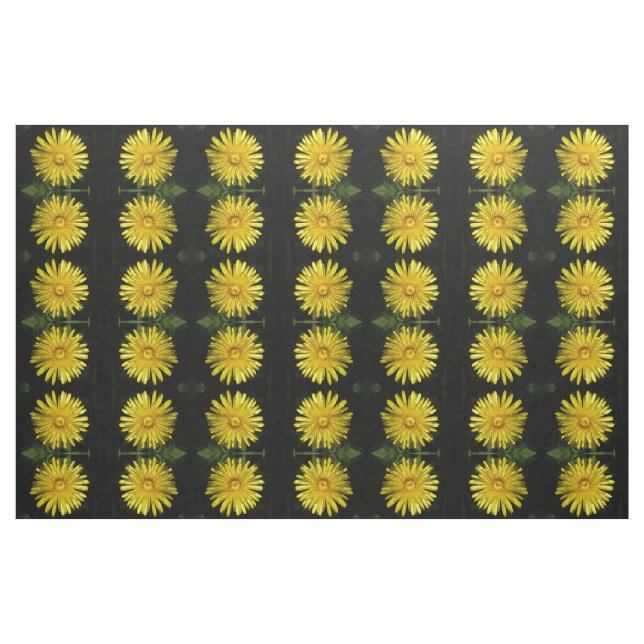 Dandelion Blommigt Patterned Fabric Tyg (Fat Quarter)
