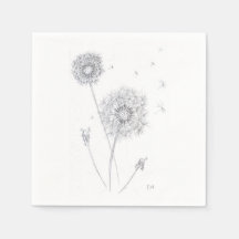 Dandelion Bord Napkin