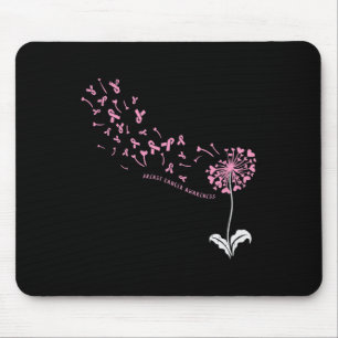 Dandelion Breast Cancer Awareness Rosa RIbbon Supp Musmatta
