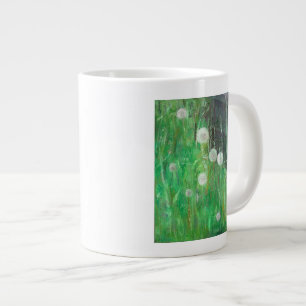 Dandelion Clocks in Grass 2008 oil on canvas Jumbo Mugg