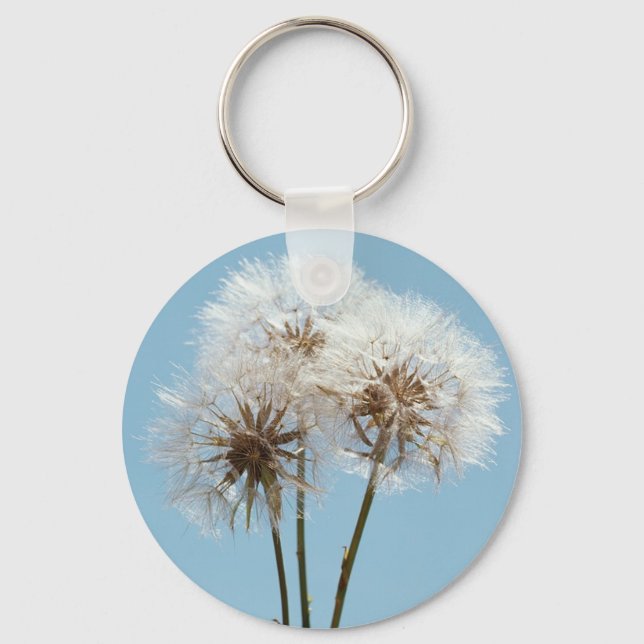 Dandelion Clocks Nyckelring (Framsida)