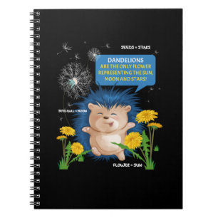 Dandelion Dancing Hedgehog Educational Anteckningsbok