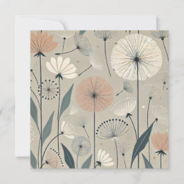 Dandelion Dandies Print Design Julkort