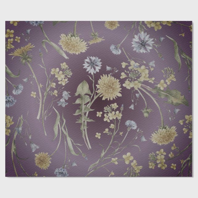 Dandelion Delight Wrapping Papper Presentpapper (Platt)