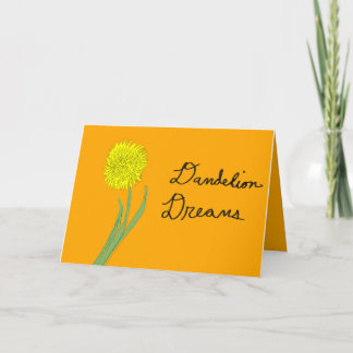 Dandelion Dreams Greeting Card Inbjudan