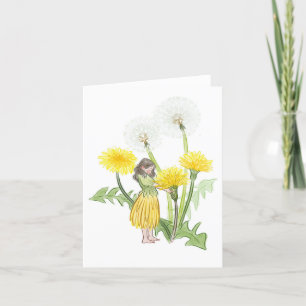 Dandelion Fairy Helgkort