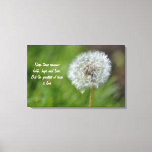 Dandelion Flower Canvastryck