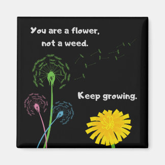 Dandelion Flower not Ogräs Fridge Magnet