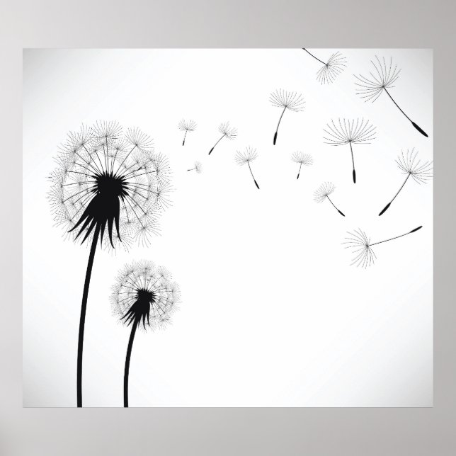 Dandelion Flower Poster (Framsidan)