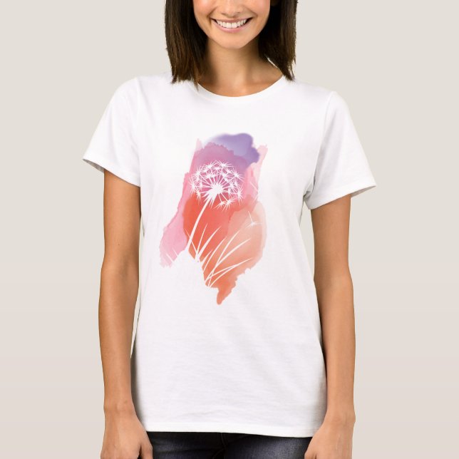 Dandelion Flower T-Shirt (Framsida)