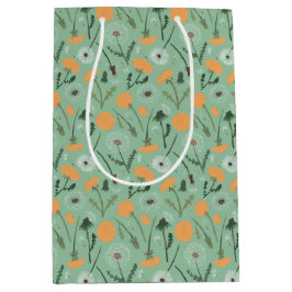 Dandelion Flowers Orange Blommönster