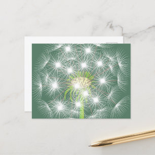 Dandelion Fractal vykort