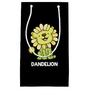 Dandelion Funny Lejon Pun Mörk BG