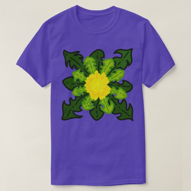 Dandelion Geometry T Shirt (Design framsida)