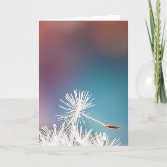 Dandelion Greeting Card Kort (Framsida)